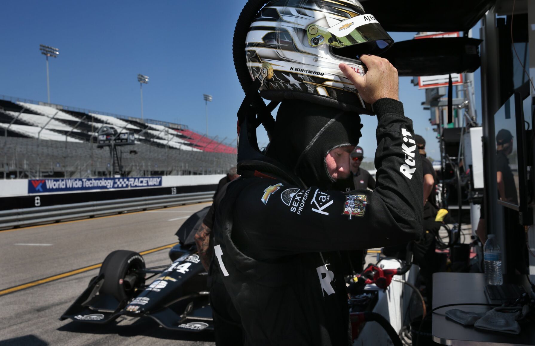 Indycar testing for Bommarito Automotive Group 500